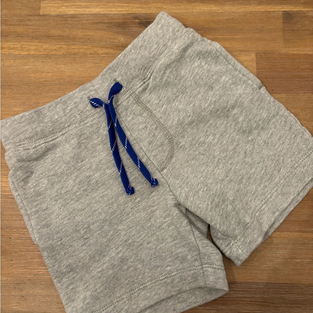 Boys comfy gray cotton shorts from crew cuts